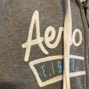 Vintage Aeropostale Y2K embroidered zip NYC hoodie M
